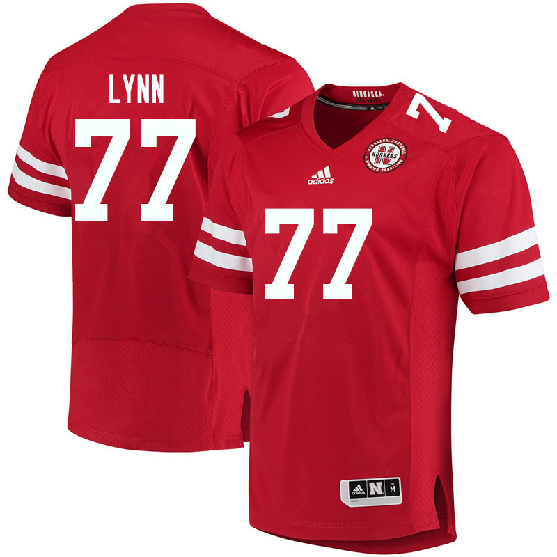 Youth #77 Michael Lynn Nebraska Cornhuskers College Football Jerseys Sale-Red